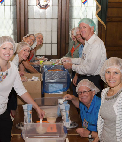 On September 29, 2015 , the Rotary Club Packed 12, 744 Meals!