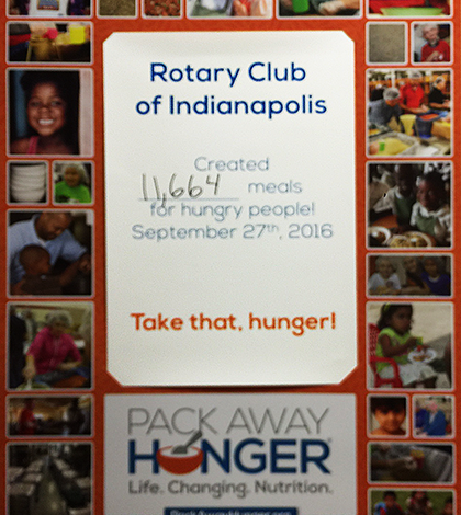 Rotary Packs 11,664 Meals for Indy Do Day Kickoff