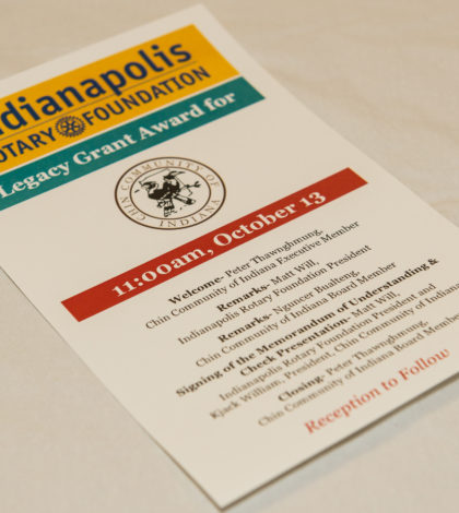 2016-21 Indianapolis Rotary Foundation Legacy Grant Awarded