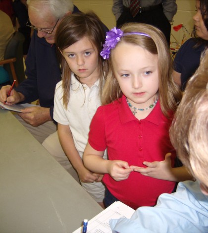 Rotarians Judge Science Fair