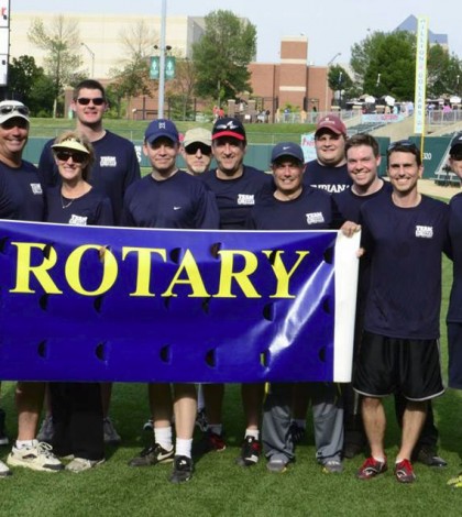 Annual 2013 Rotary Verses Kiwanis Softball