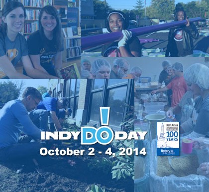 Indy Do Day: The Largest Day of Service in Indianapolis to be Led by the Rotary Club of Indianapolis