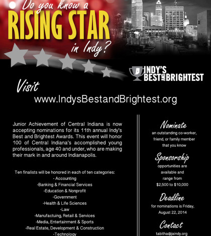 Nominate a Rising Star! Deadline, August 22, 2014