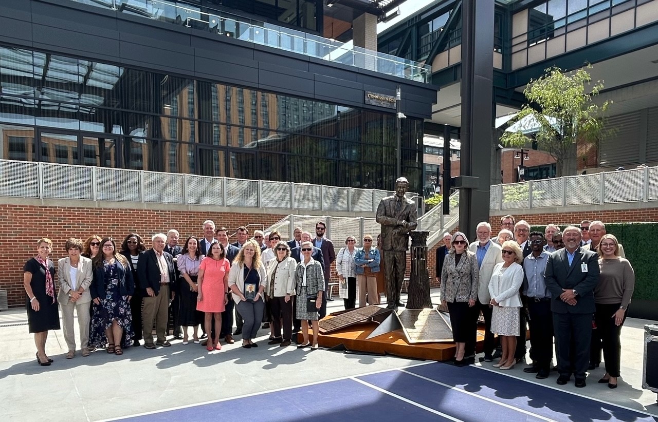 Richard Lugar Statue at the Indianapolis City-County Building